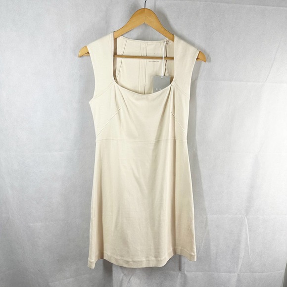 Everlane The '90s Mini Dress size Small Beige - Picture 2 of 11